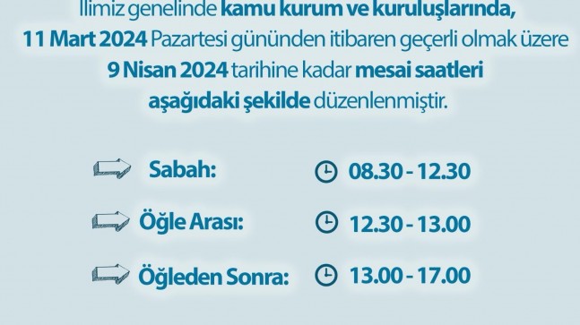Düzce Valiliği duyuru