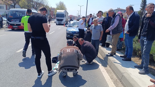 Tek Araçlı Yayaya Çarpmalı Yaralanmalı ve Maddi Hasarlı Trafik Kazası